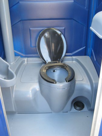 Interior of Poly-Flush Unit